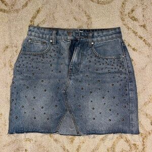 Denim Tobi skirt